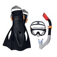 Bestway 25020 Diving Set, Mask, Snorkel and Fins, Black - Diving Set