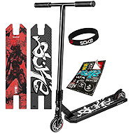 SOKE 1560-801224 Freestylová koloběžka BOX, černo-červená - Freestyle Scooter