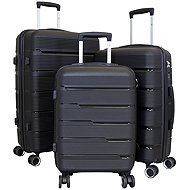 Monopol Sada kufrů Aruba Black 3-set - Case Set