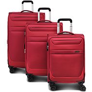 Worldpack Sada kufrů Dublin Bright Red 3-set - Case Set