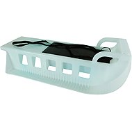 ACRA Saně Kamzík plastové SPECIÁL, bílo-modré - Sledge