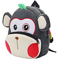 Excellent Semišový batoh pro děti Opičák Pepa - Small Backpack