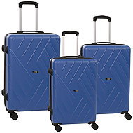 ENM Sada cestovních kufrů 3v1, modrá - Case Set