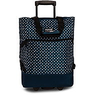Punta Wheel Print Blue shopping bag - Shopping Trolley