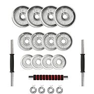 HMS STC21 21 kg Chrome dumbbell set in case - Exercise Set