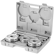 HMS STC-15 Chrome dumbbell set in a case 15 kg - Exercise Set