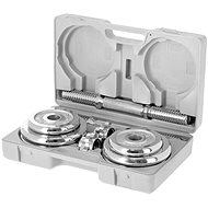 HMS STC-20 Chrome dumbbell set in a case 20 kg - Exercise Set