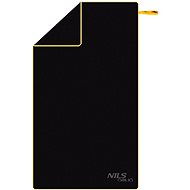 NILS aqua NAR12 black/orange microfiber - Towel