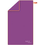 NILS aqua NAR12 purple/orange microfiber - Towel