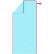 NILS aqua NAR13 light blue/pink microfiber - Towel