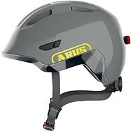ABUS Smiley 3.0 ACE LED shiny grey M - Bike Helmet