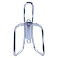 OXFORD BOTTLE CAGE with handlebar stem, (silver, aluminium alloy) - Bicycle Drink Holder