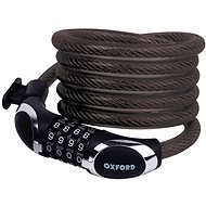 OXFORD lock COMBI12, (length 1,8 m, cable diameter 12 mm, smoke) - Bike Lock