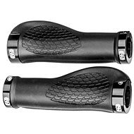 OXFORD ERGO LOCK-ON grips with screw-on sleeves, (black, length 128 mm, 1 pair) - Bicycle Grips