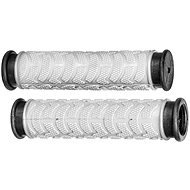 OXFORD MTB grips, (white/black, 2-component, length 127 mm, 1 pair) - Bicycle Grips