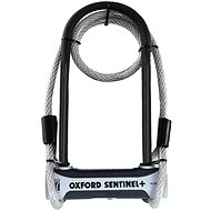 OXFORD U-lock profile SENTINEL SHACKLE DUO, (black/gray, pin height 320 mm, pin diameter 14 mm) - Bike Lock