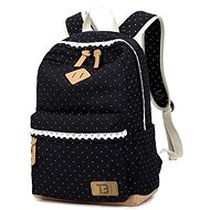 TopBags Canvas dot Černý16 l - Batoh