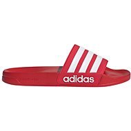 Adidas Adilette červená/biela - Šľapky
