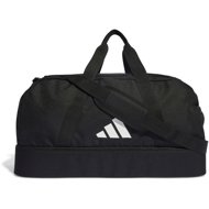 Adidas Tiro League Duffle Bag with Bottom Compartment, Black, Size M - Sports Bag