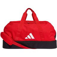 Adidas Tiro League Duffle Bag with Bottom Compartment, Red, Size M - Sports Bag
