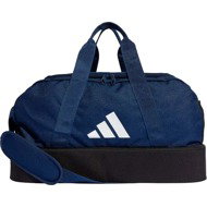 Adidas Tiro League Duffle Bag with Bottom Compartment, Navy Blue, Size S - Sports Bag