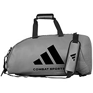 ADIDAS 2in1 Bag PU Combat Sports M, grey/black - Sports Bag
