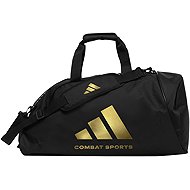 ADIDAS 2in1 Big Zip, black/gold L - Sports Bag
