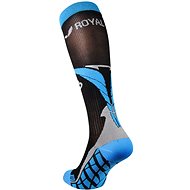 ROYAL BAY® Air, 36-38 / C1, black and blue - knee socks
