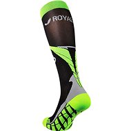 ROYAL BAY® Air, black and green - knee socks