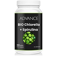 ADVANCE Chlorella + Spirulina BIO 1000 tablets - Chlorella