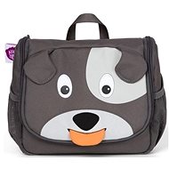 Affenzahn Kids Toiletry Bag, Dog David, grey - Make-up Bag