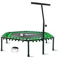 Aga Smart 130 cm Green + handle - Fitness Trampoline