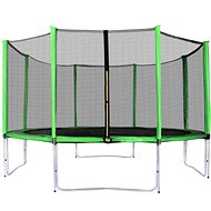 Aga SPORT PRO Trampoline 366 cm Light Green + protective net - Trampoline