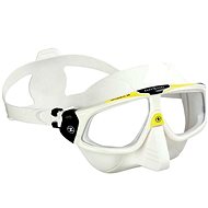 Aqualung SPHERA X bílý silikon, žlutá - Diving Mask