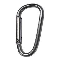 Carabiner Agama Alu 6 cm, silver - Carabiner