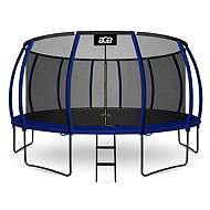 Aga SPORT EXCLUSIVE Trampoline 500 cm dark blue + protective net + ladder - Trampoline