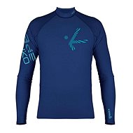 Hiko SHADE PLUSH, pánské, dlouhý rukáv, tm. modrá - T-Shirt