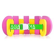 Swimming belt Agama SWIM (11 pieces/up to 22 kg), pink/yellow - Swim Belt