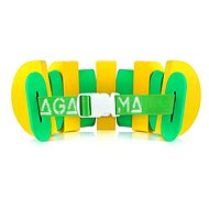 Swimming belt Agama SWIM (9 pieces/up to 18 kg), yellow/green - Swim Belt