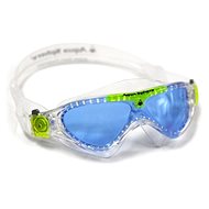 Aquasphere Vista Junior, transparent / lime, blue lens - Swimming Goggles