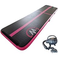 MASTER inflatable mat 500 x 100 x 10 cm, black, pink - Airtrack 