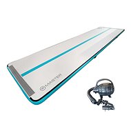 MASTER S-Pro inflatable mat 600 x 150 x 10 cm, grey, teal - Airtrack 