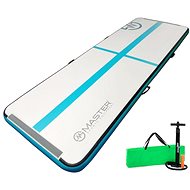MASTER S-Pro inflatable mat 400 x 100 x 10 cm, grey, teal - Airtrack 