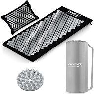 Neo-Sport Acupressure pad with spikes NS - 903 black - silver - Acupressure Mat
