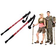 Alum Trekking 2 pcs - red - Trekking Poles