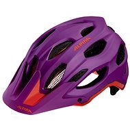 Alpina Carapax Purple - Neon Red, size 52 - 57cm - Bike Helmet