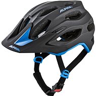 ALPINA CARAPAX 2.0, Black-Blue, 52-57cm - Bike Helmet