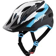 Alpina Carapax Jr. White-Black-Blue, 51-56cm - Bike Helmet