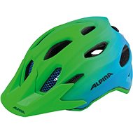 Alpina Carapax Jr. Flash Green - Matte Blue, size 51-56cm - Bike Helmet