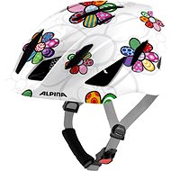 Alpina Pico, Pearl White - Flower Gloss, size 50-55cm - Bike Helmet